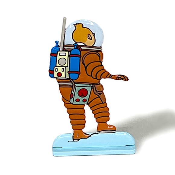 Adventures of Tintin "Explorers on the Moon" Metal Relief Figure - Picture 5 of 8